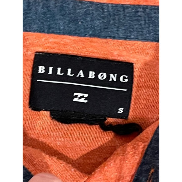 Billabong Golf Shirt,‎ Orange, S, #572-U - Picture 5 of 5